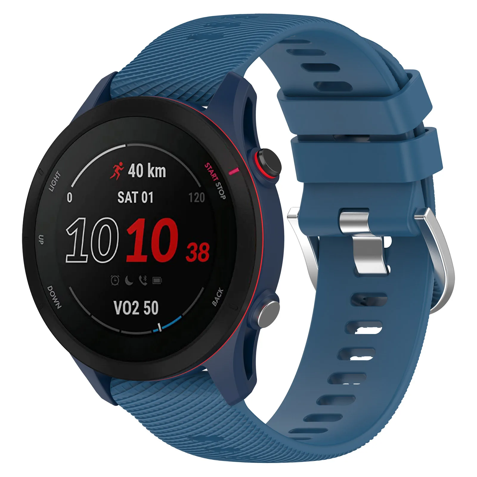 Silicone Wrist Strap For Garmin Forerunner 255 265 255S 265S 165 55 645 Venu 3 3S 2 Plus Vivoactive 5 Smart Watch Band Bracelet image 2