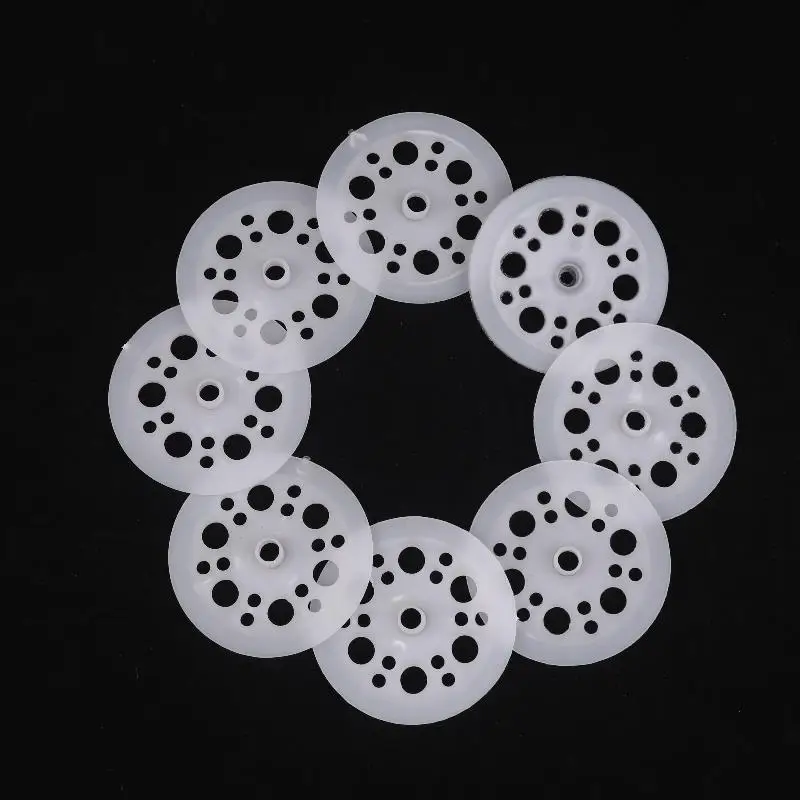 50/100 Stück 45 mm Kunststoff-Unterlegscheiben, Belastungsverteiler, Polypropylen-Unterlegscheibe für die Befestigung von Schrauben, Isolierplatten
