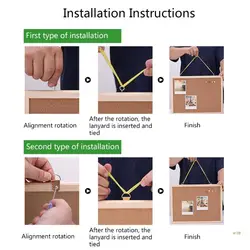 41XB 掲示板コルク装飾簡単ハングコルク掲示板家庭用壁