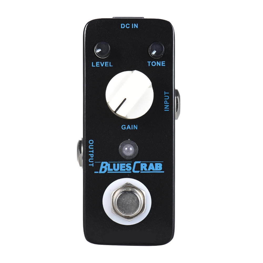 MOOER BLUES CRAB Blues Overdrive Guitar Effect Pedal True Bypass Full Metal Shell Instrument Effect Machine Guitar Accessories