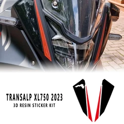 3D Epoxy Resin Sticker Kit For Honda Transalp XL 750 TRANSALP 750 2023 headlight Protection