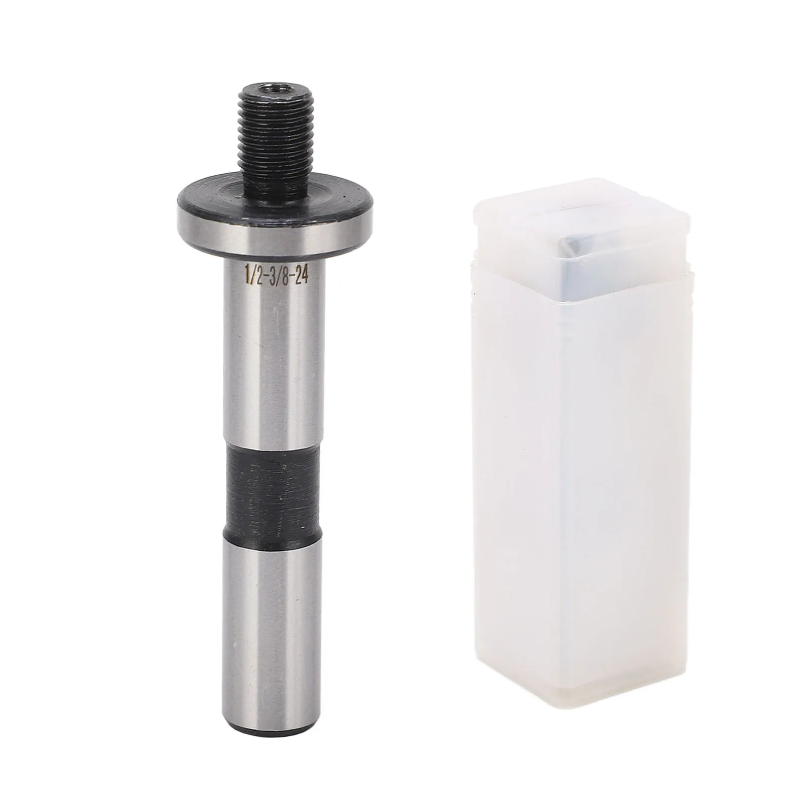 

Drill Chuck Adapter Drill Chuck Arbor Manganese Steel Collet Connecting Rod Adapter for Lathe Machine Tool 1/2 Shank 3/8 Thread