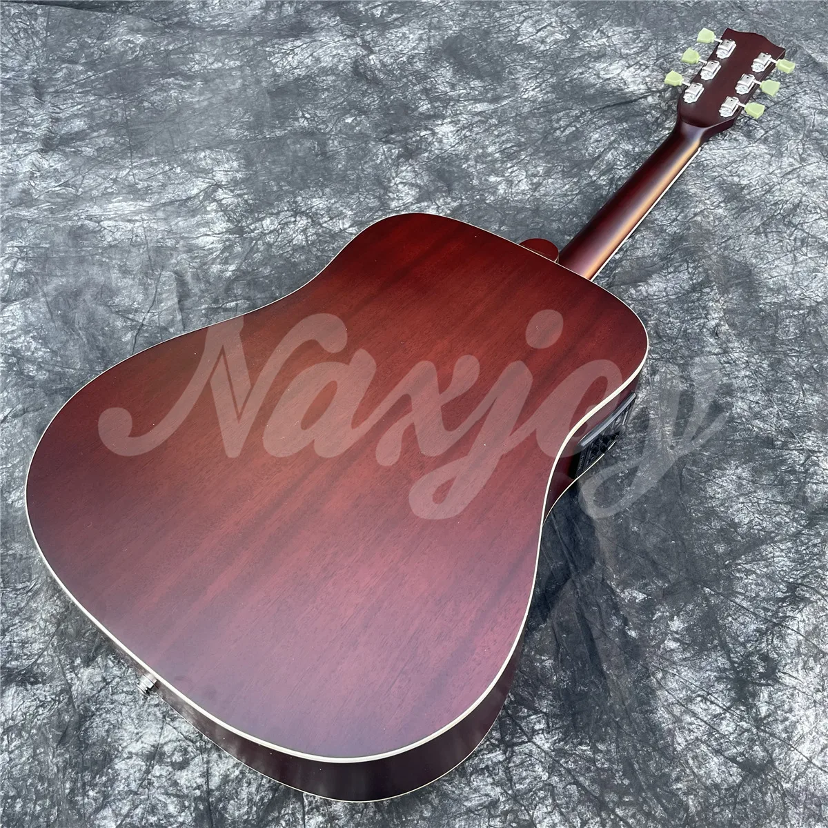 Handmade 41 Inch Matte Sunset Solid Spruce Top Acoustic Guitar Top Quality Electric Guitar