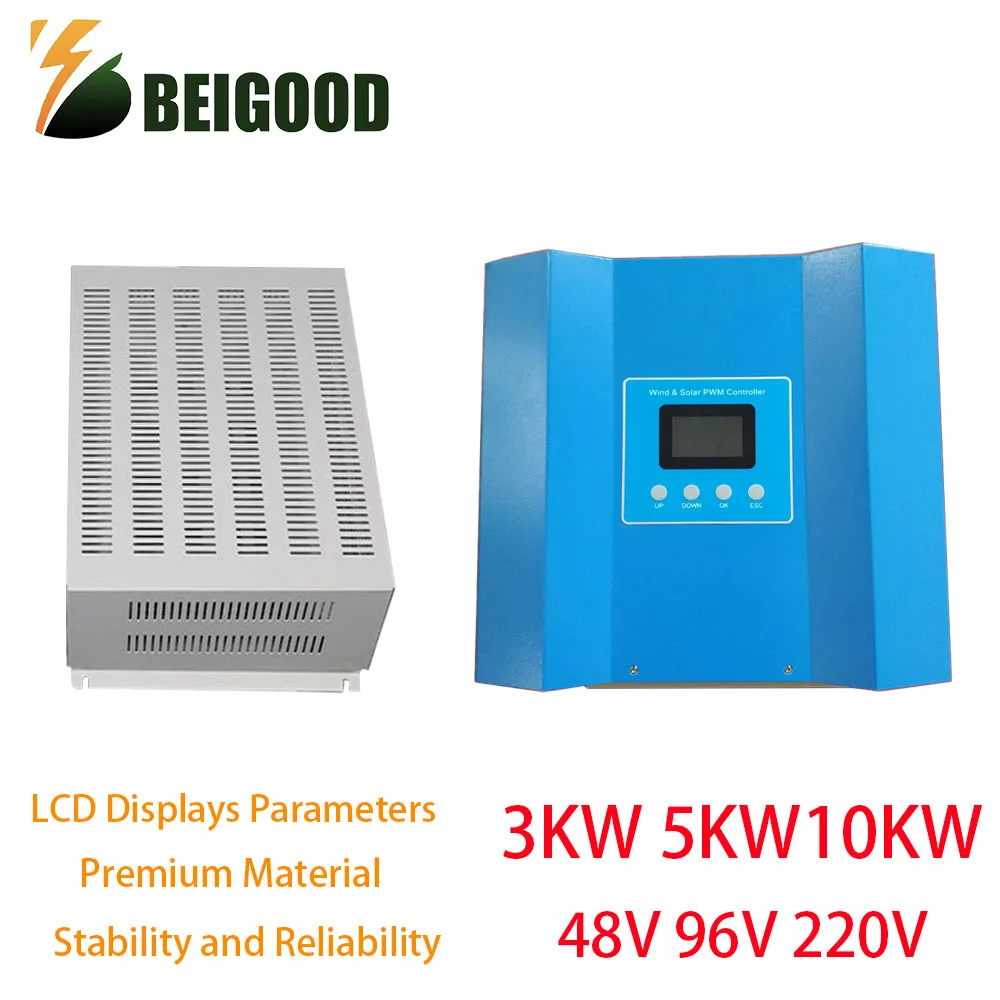 5KW-20KW 380V PWM Hybrid Controller Auto 12V/24V/48V to 220V Wide PV and Wind Turbine Input Range