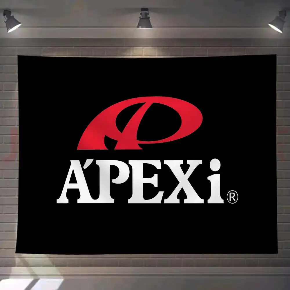 

A-ApexiS Auto Parts Logo Tapestry Custom Living Bedroom Party Dormitory Interior Wall Bohemian Decoration Attached Clip
