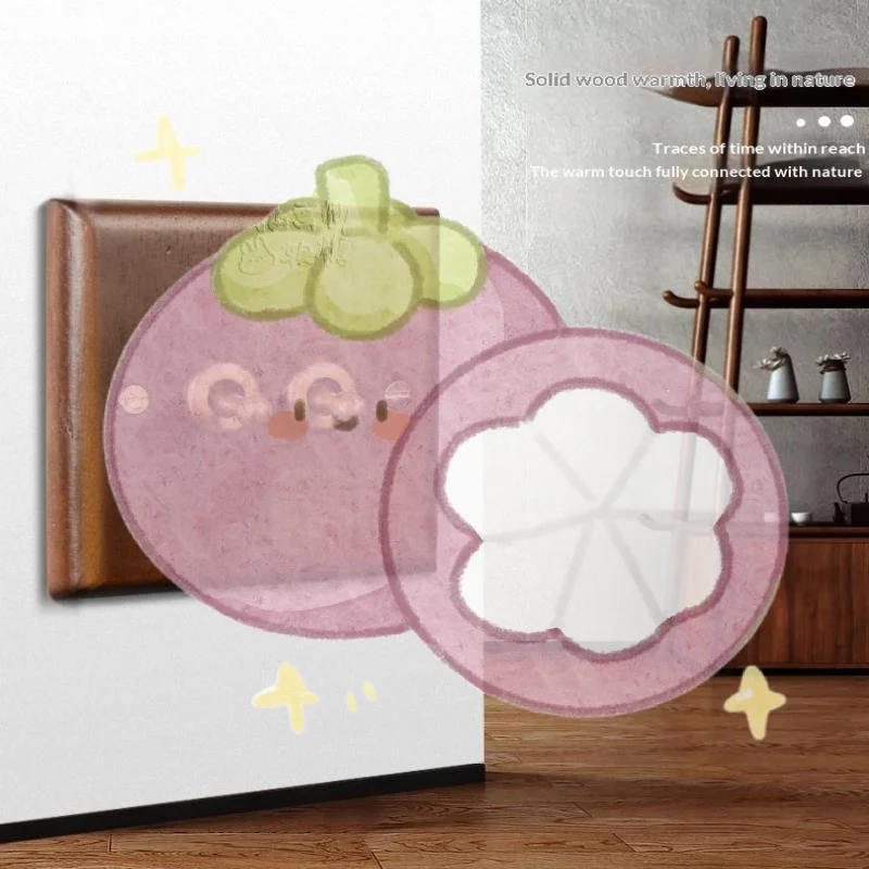 Zwart Walnoot Hout Retro Britse Lichtschakelaar Socket Nachtkastje Wandlamp Schakelaar LED Dimmer Zuiver Hout Messing Tuimelschakelaar Board