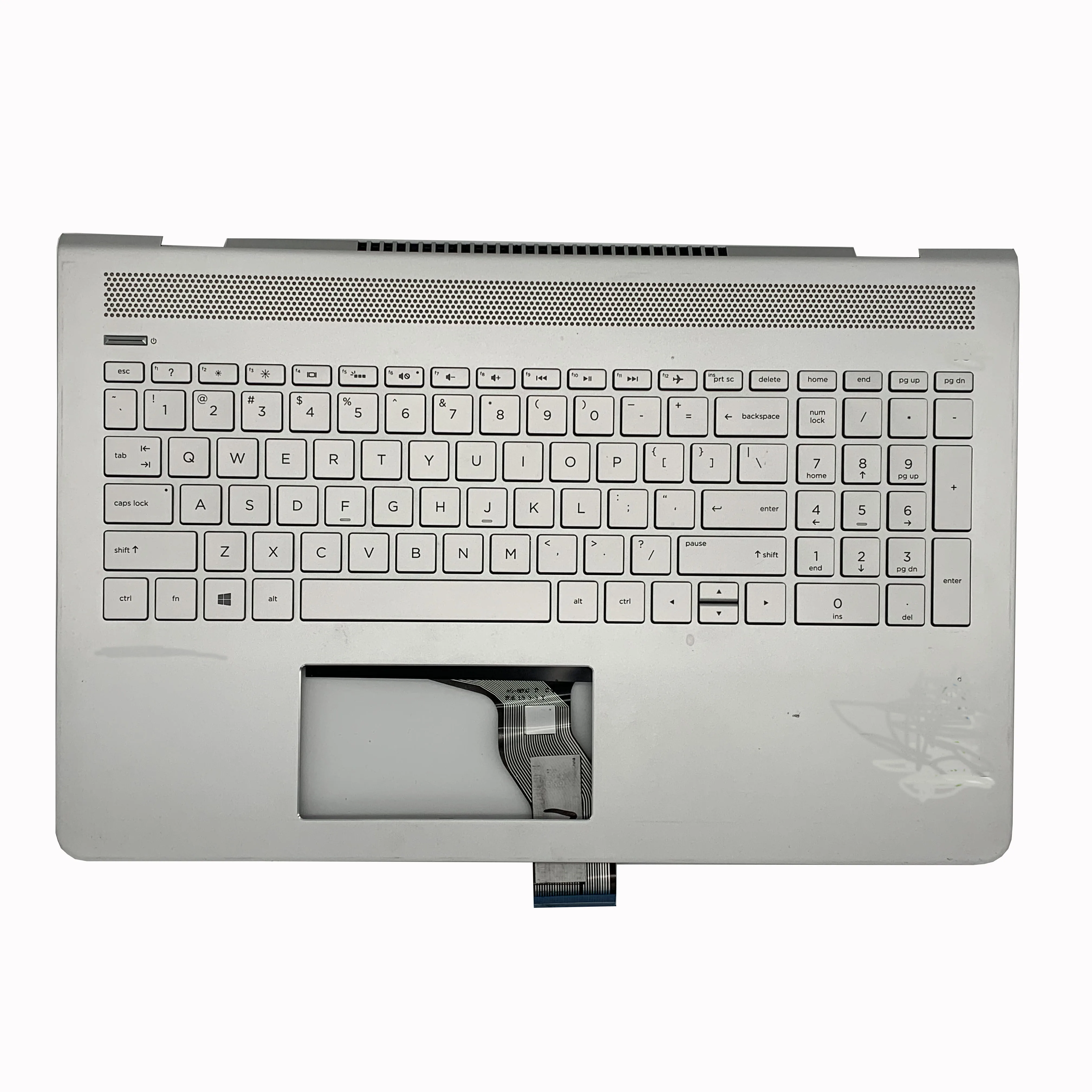 

Used for Pavilion 15-CC TPN-Q191 US keyboard upper cover Palmrest upper case Backlight 929865-001