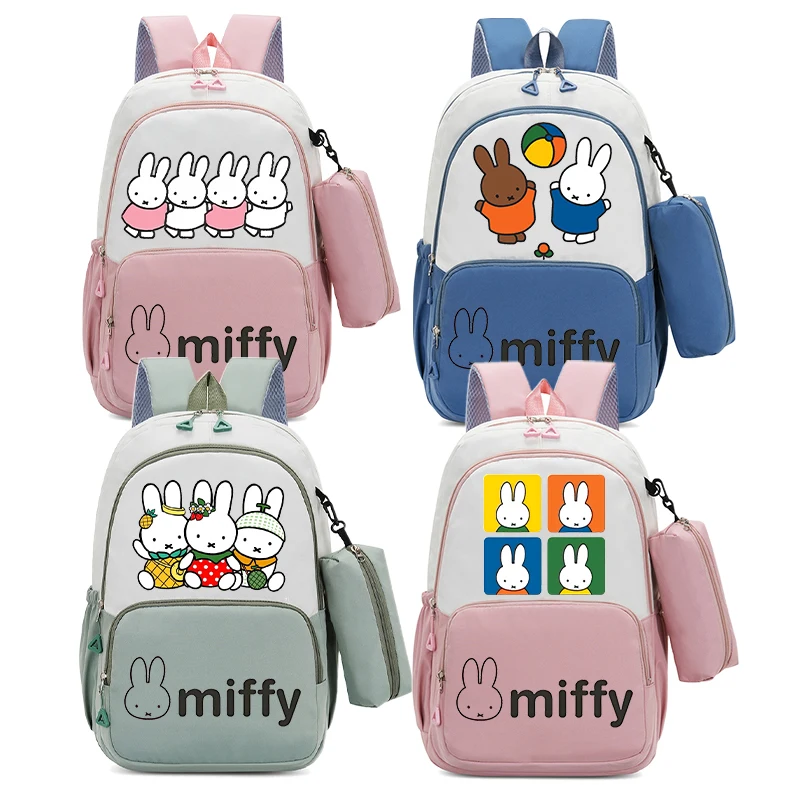 Набор-из-2-предметов-рюкзак-и-пенал-miffy-для-мальчиков-и-девочек-милый-школьный-рюкзак-с-аниме-персонажами-модный-вместительный-ранец-для-студентов-сумка-для-книг-и-канцелярских-принадлежностей