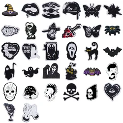 A Skull Shoe Charms for Crocs Accessories Sandals Kids Clogs Pins Boy Girls Badges Men Jeans Women Decorations Buckle Shoes