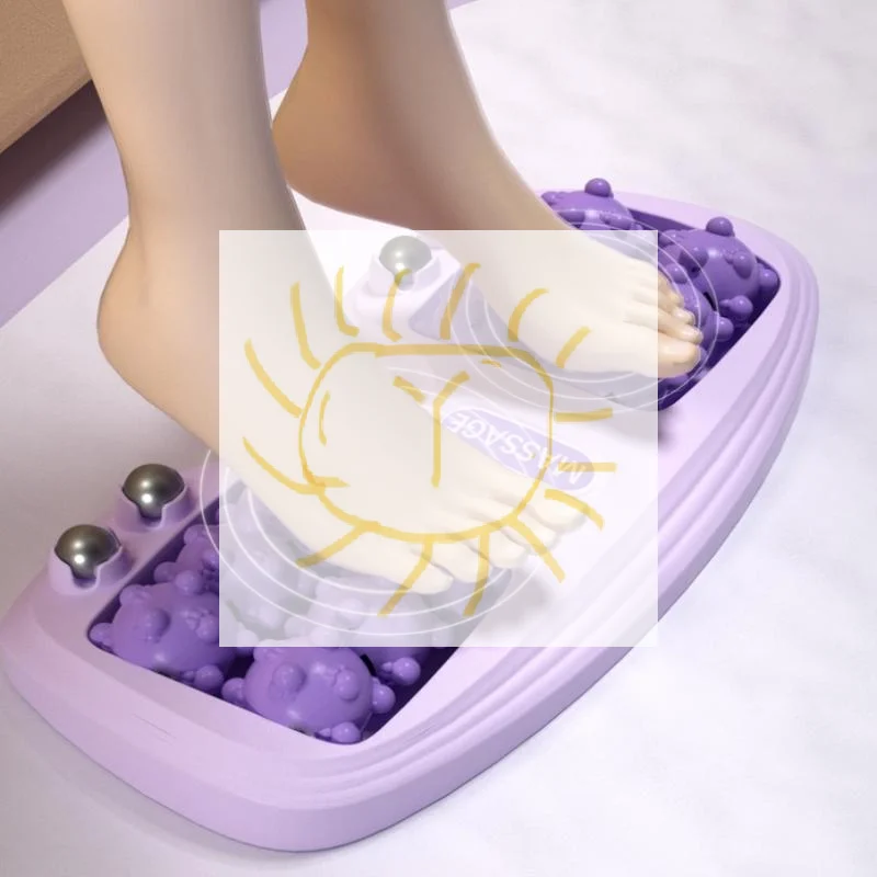 

1pcs Home Use Foot Massage Roller With Magnetic Nodes | Acupoint Stimulation Therapy Tool