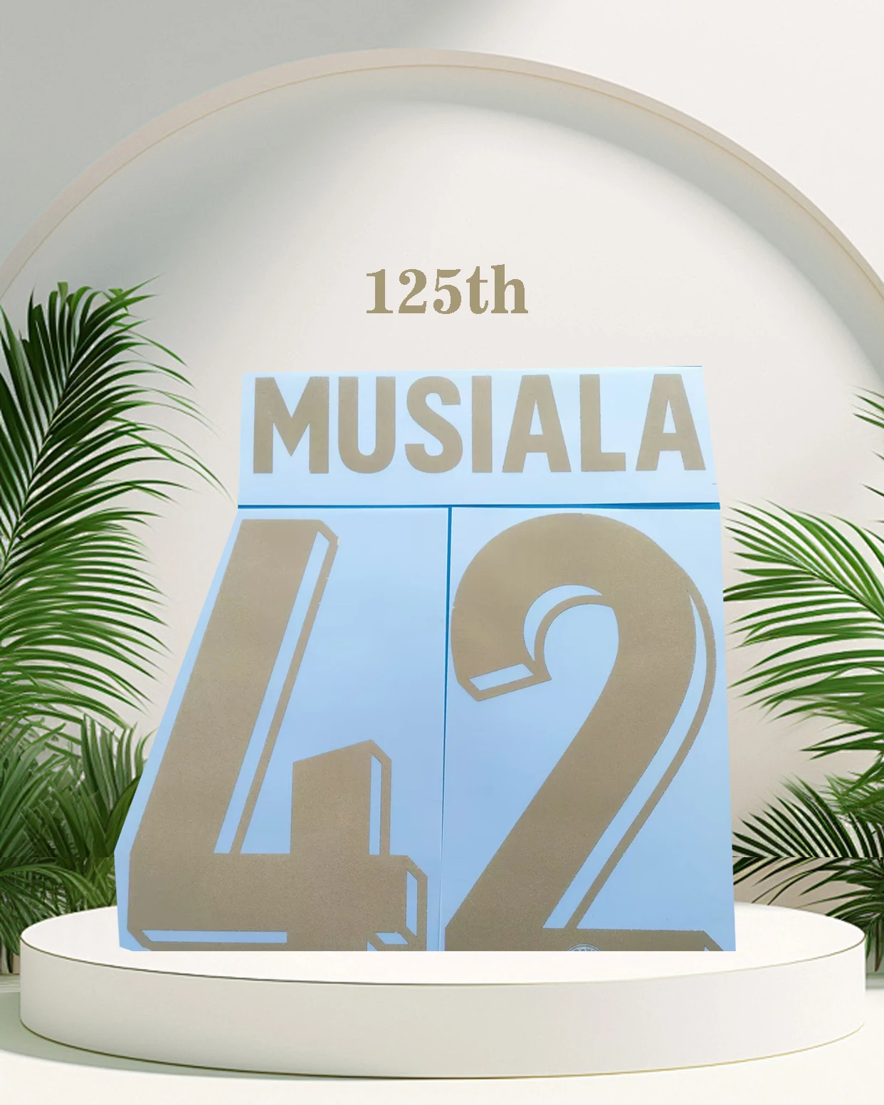 125th BAbYERN MUNIbCH MUSIALA name sets GOLD MINJAE name and number top AAAA quality 2025 nameset