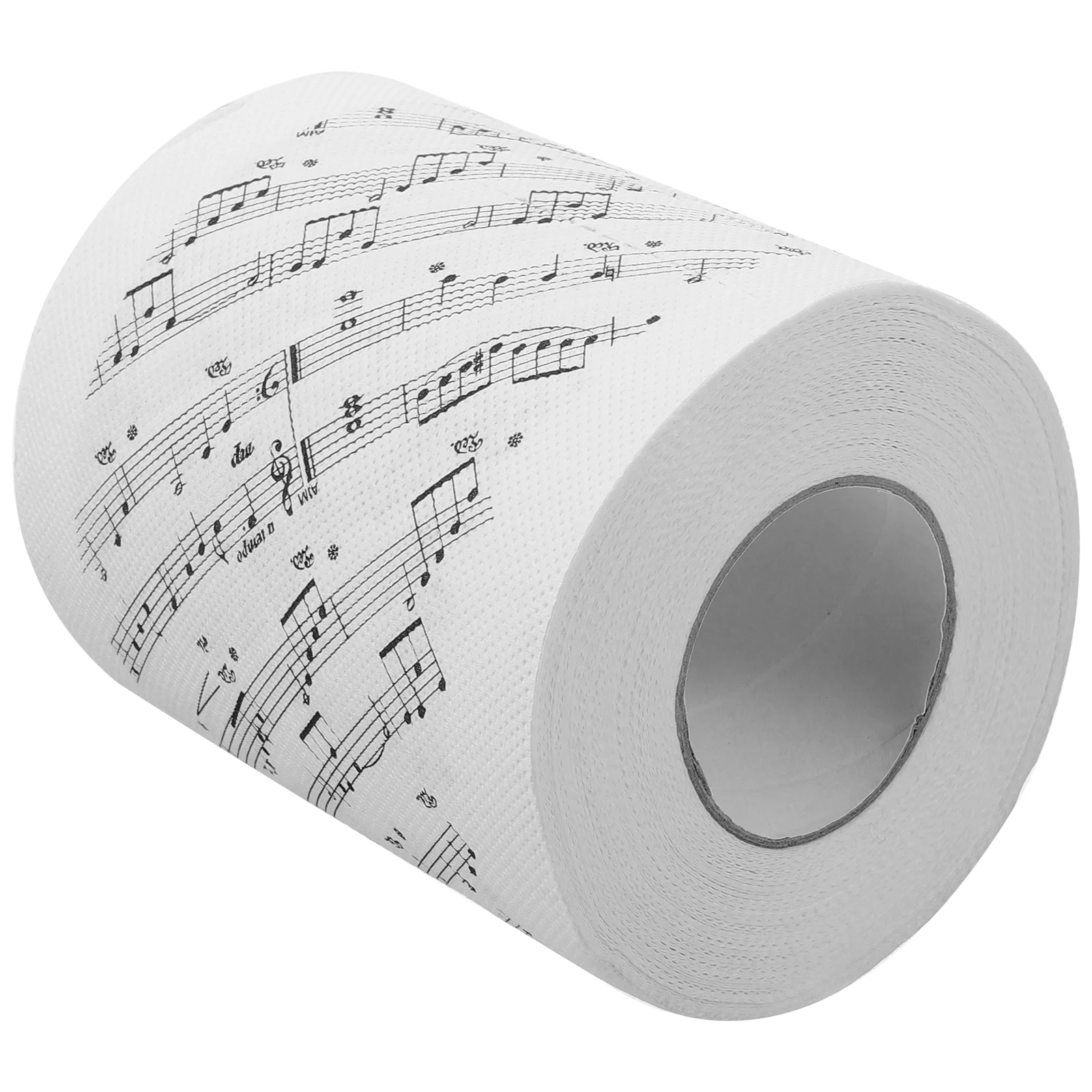 1 rollo de papel tisú para notas musicales, papel higiénico para fiesta, toalla de papel tisú facial para baño, rollos de pañuelos higiénicos para el hogar