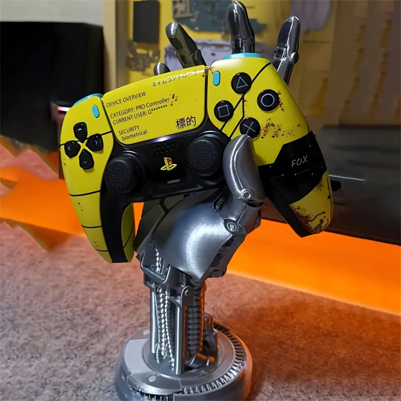 Robotic Arm Game Controller Stand Easy to Operate Creative Display Stand Model Suitable for Game Player Lovers Gifts