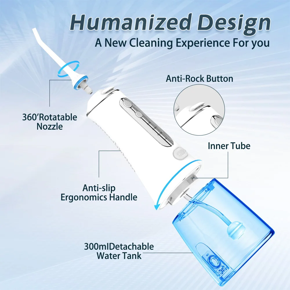 شطف أسنان كهربائي، منظف أسنان منزلي محمول، مزيل حساب التفاضل والتكامل، جهاز تنظيف الأسنان بالماء، جهاز ري الأسنان، منظف الأسنان
