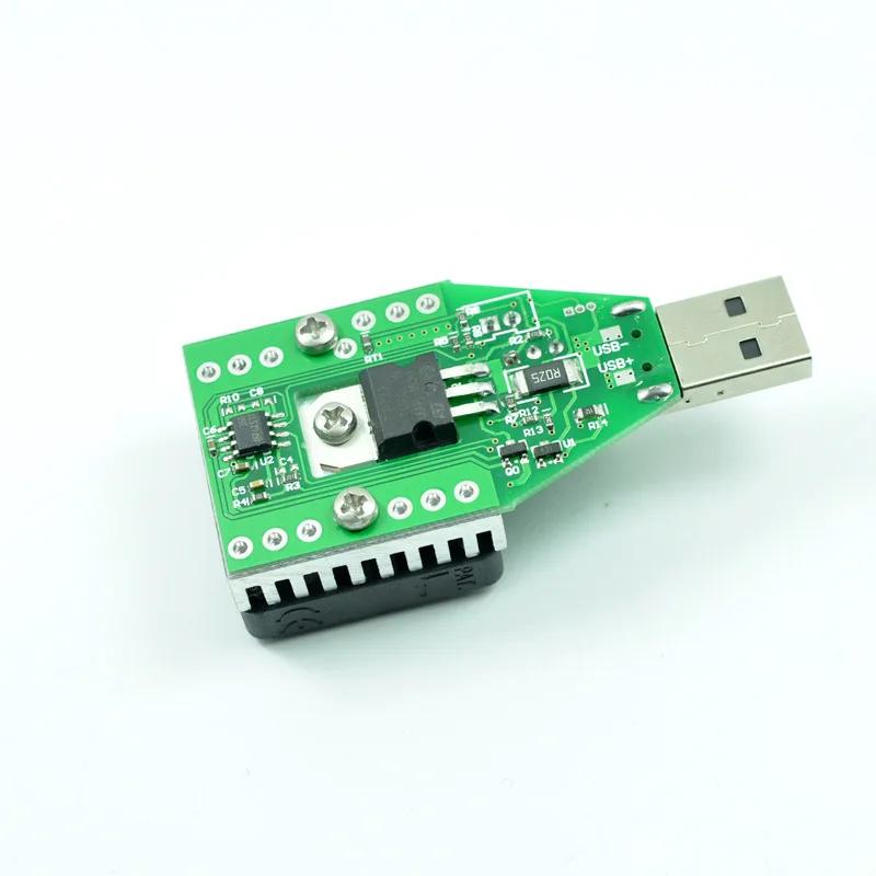 USB Charging Current Detection Load Test Instrument 1A 2A 3A Switchable Discharge Aging Resistor 1-3A