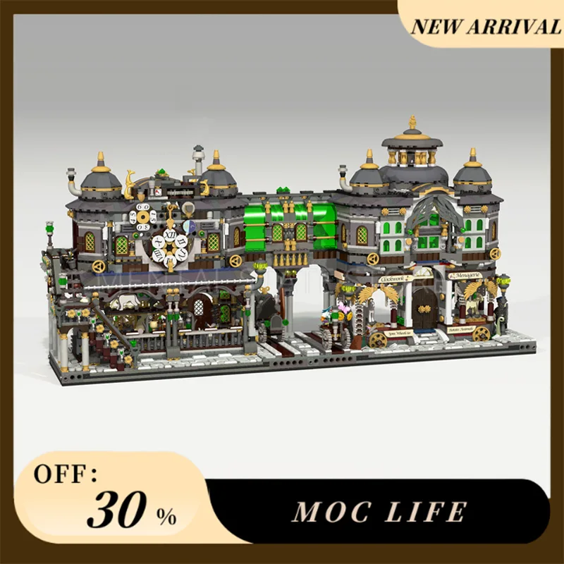 

[3091 шт.] индивидуальный набор MOC Clockwork Menagerie, креативные строительные блоки, STEM, развивающие игрушки, комплект строительной модели «сделай сам», подарки