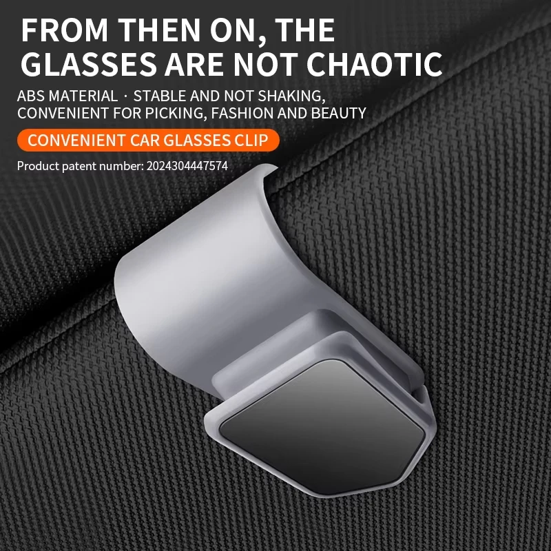 Car Sun Visor Glasses Holder,Sunglasses Case Car Clip Card Ticket Holder,Auto Sun Visor Glasses Clip Car Interior Accessories