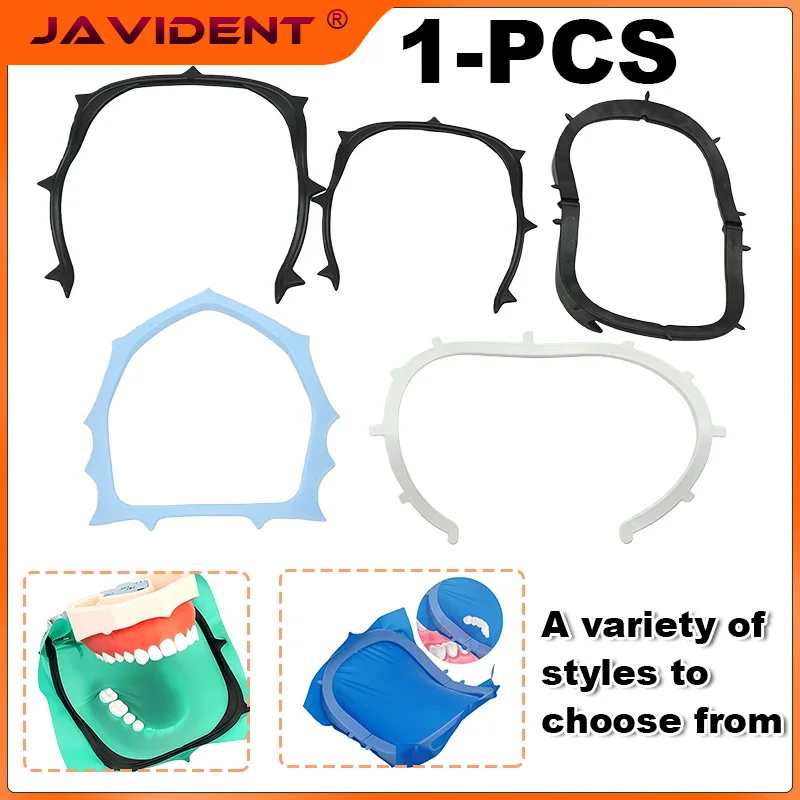1 Pc Dental Endodontic Rubber Dam Frames Punch U-Shape Carbon Fiber Rubber Dam Sheets Holder Autoclavable Dental Dentistry Tool