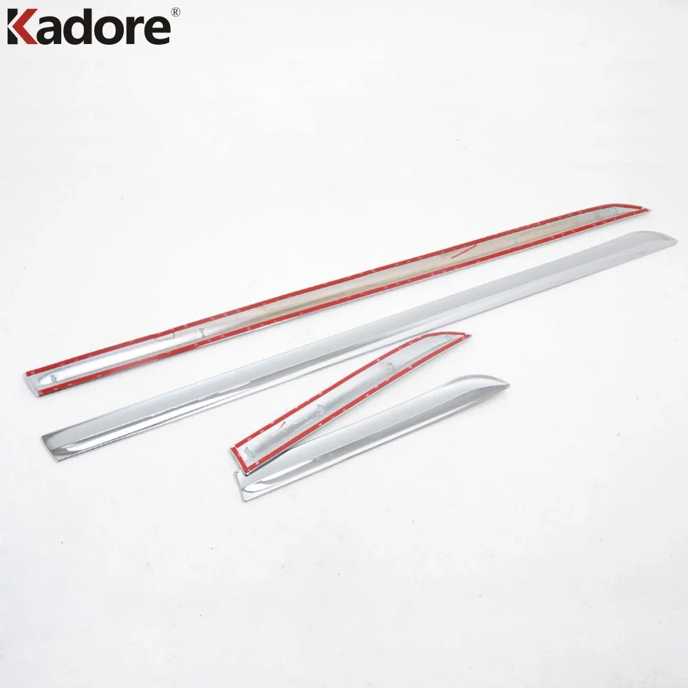 

For Toyota Land Cruiser Prado J 150 2014-2021 2022 Chrome Side Door Body Trim Door Line Panel Streamer Strips Car Accessories