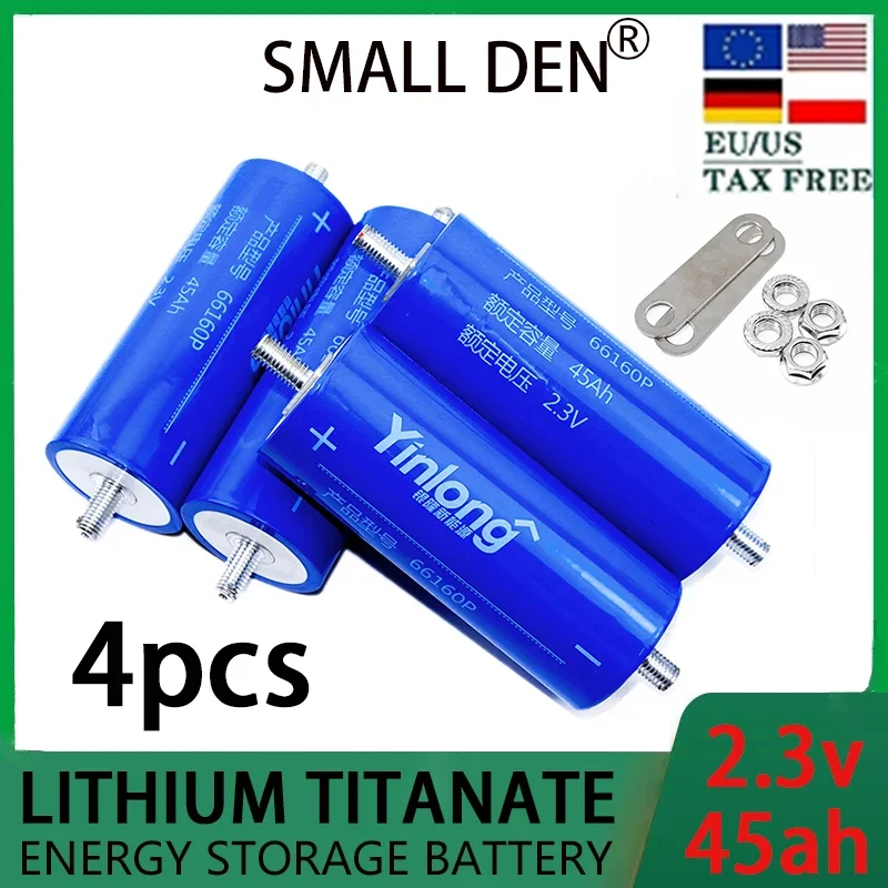 2.3V 45ah Original Silver Dragon A Lithium Titanate LTO Battery 10CDY12V24V Speaker Automotive Battery Solar Marine