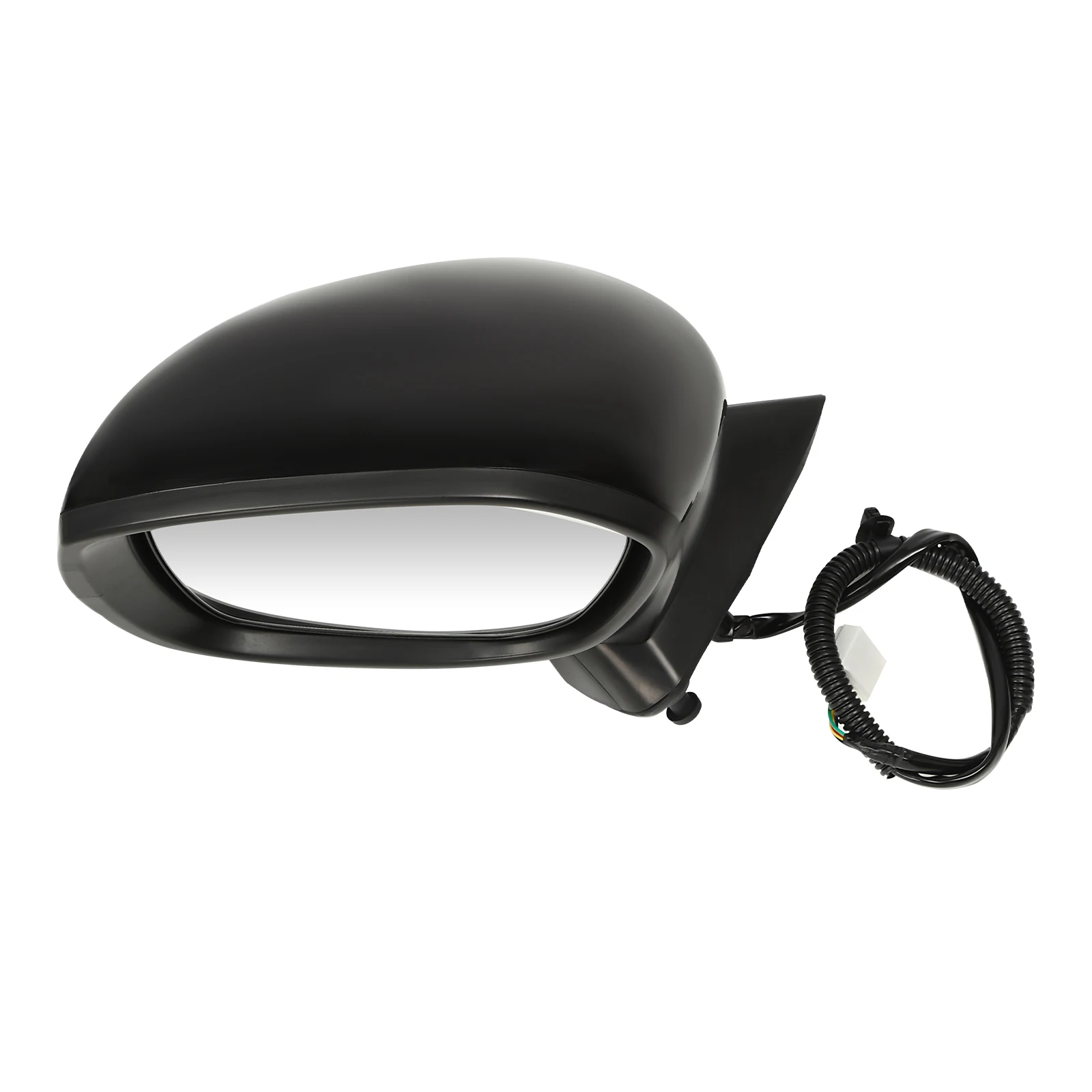 مرآة الرؤية الخلفية السوداء مرآة جانبية للسائق الأيسر 7Pin مع نقطة عمياء لهوندا سيفيك 2022-2023 LH