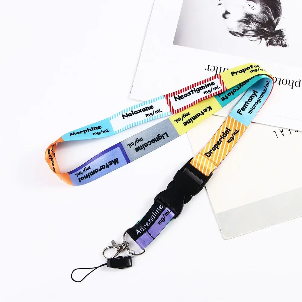 

Loss Prevention Phone Accessories Equation Pattern Keychain Name Tag Holder Lanyard Strap Hanging Strap ID Badge Holder