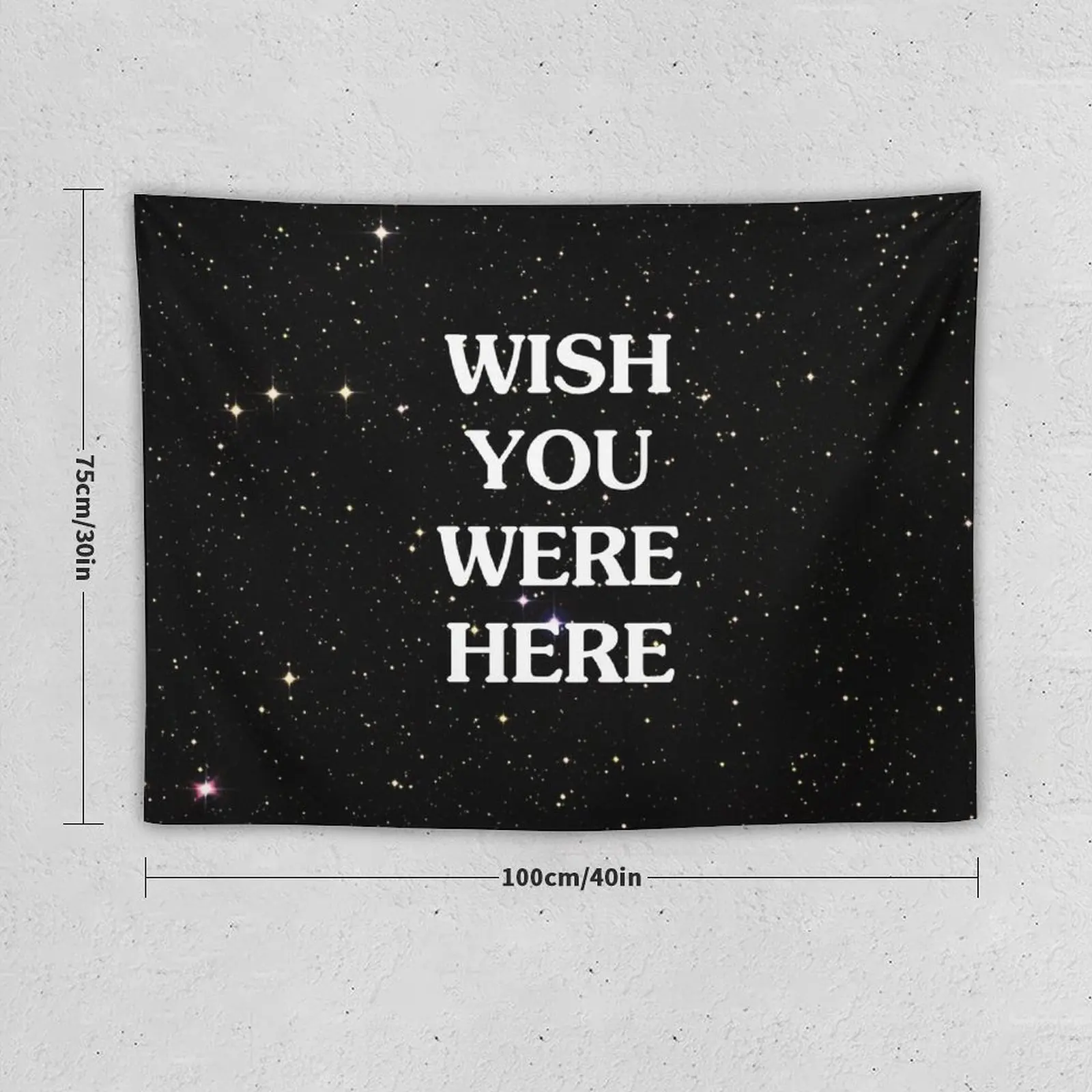 Wish You Were Here Tapestry Wall Hanging Wall Funny Decoration Home Tapestry