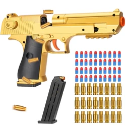 Pistolet jouet sûr à éjection de coque pour enfants, balles molles, cool, cadeaux d'anniversaire, à partir de 6 ans, livraison directe