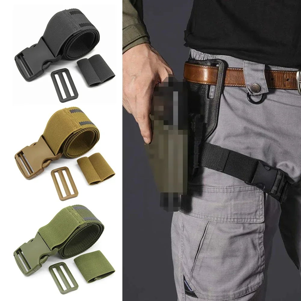 Zlangsports Tactical Drop Leg Thigh Strap Multi-slip Elastic Taining Leg Strap for Universal Holster Airsoft Hunting Accessories