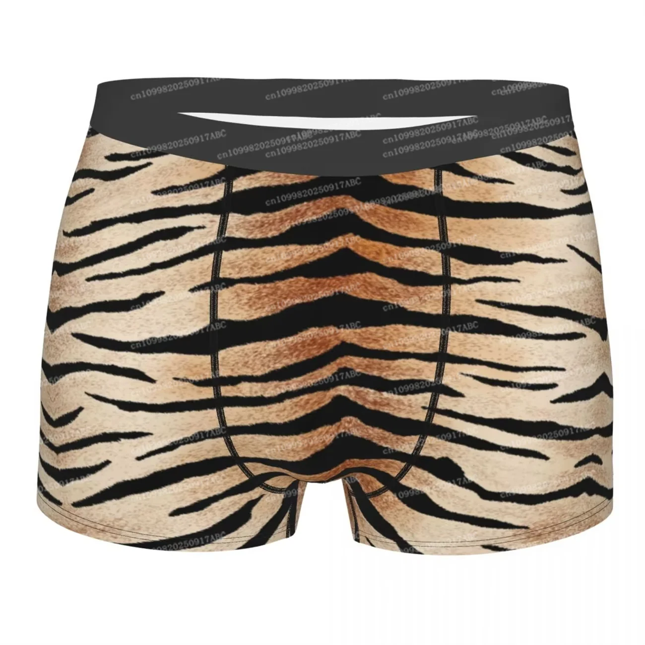 

Tropical Wild Animal Tiger Shorts Panties Men's Underpants Breathable Fur Skin Texture Briefs Women Underwear Couple Underpants