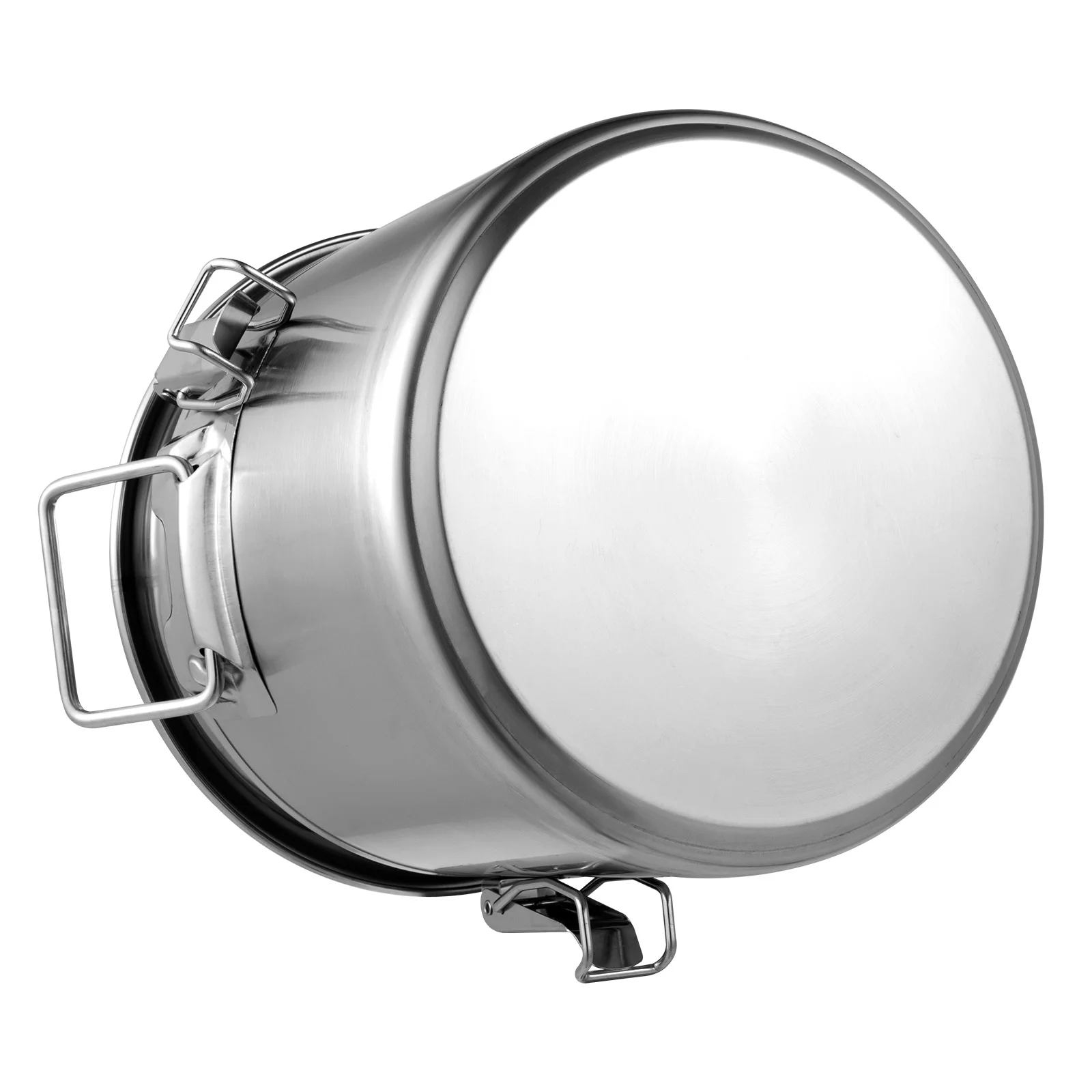 12L Cereal Rice Bucket Flour Grain Milk Wine Stainless Steel Storage Container Bucket  Scratch-resistant, Rust-resistant