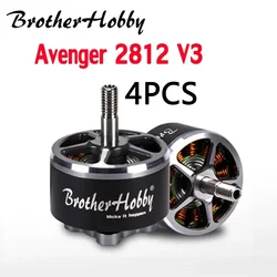 Brotherhobby Avenger 2812 V3 900KV Brushless Motor 5-8S Titanium Alloy hollow shaft 7-9inch Propeller for RC FPV Drone