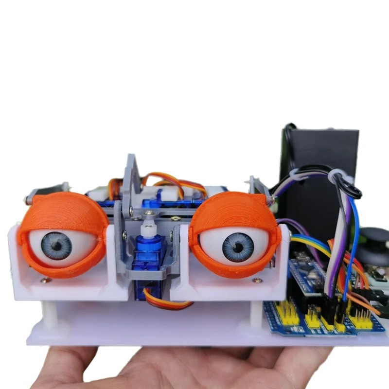 Робот для Arduino, мобильный робот-машина, биомиметические глаза, робототехника, научный эксперимент, программа для мальчиков, игрушка, комплект STEM