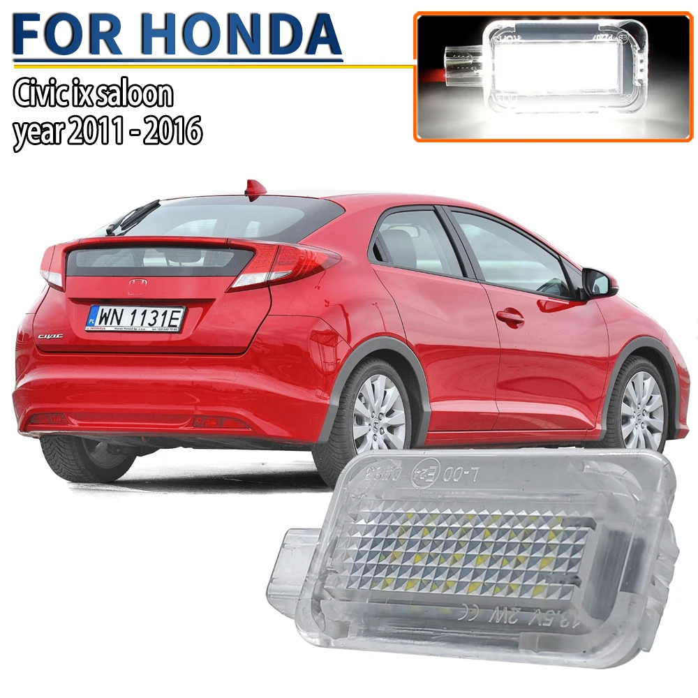 1Pcs Car Trunk Cargo Lamps For HONDA, Civic ix saloon, FB (year 2011-2016) LED Luggage Compartment Lights Assembly OEM# 13503059