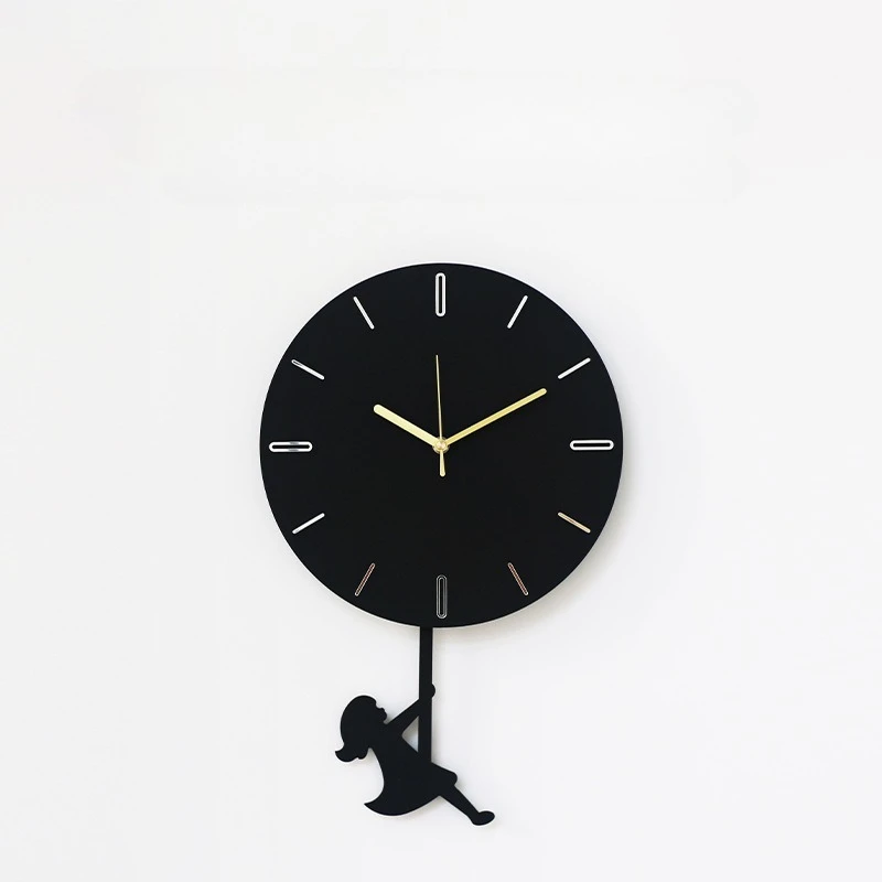 

Personality Pendulum Wall Clocks Living Room Modern Hands Kitchen Wall Clocks Decoration Acrylic Home Decor Horloge Murale MHBGZ
