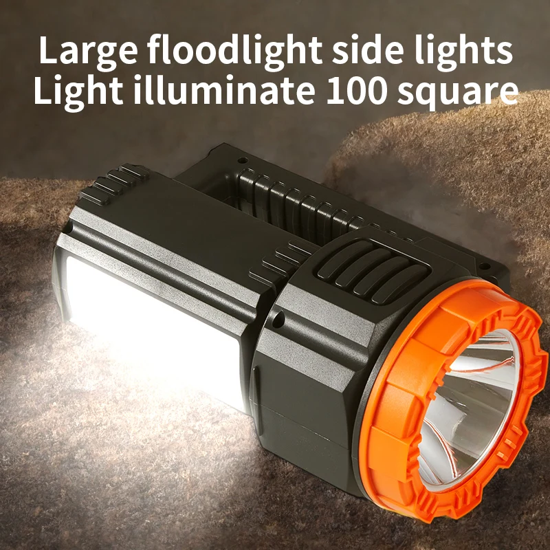 Multifunctional Handheld Searchlight Rechargeable Portable Light High Light LED Flashlight High Power Camping Light