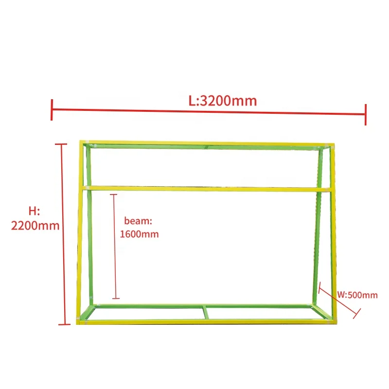 شعبية مستقرة 3200x500x2200mm رف تخزين ورقة الباب والنافذة