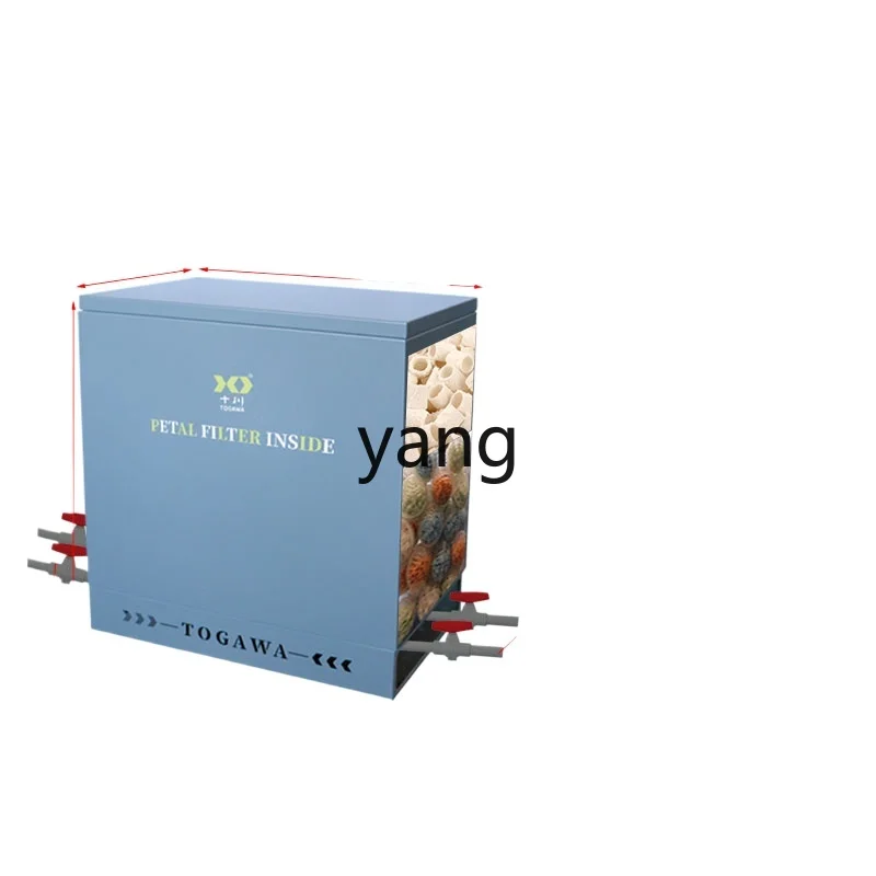 

Lmm fish pond filter stainless steel filter box outdoor pool filtration system purification equipment
