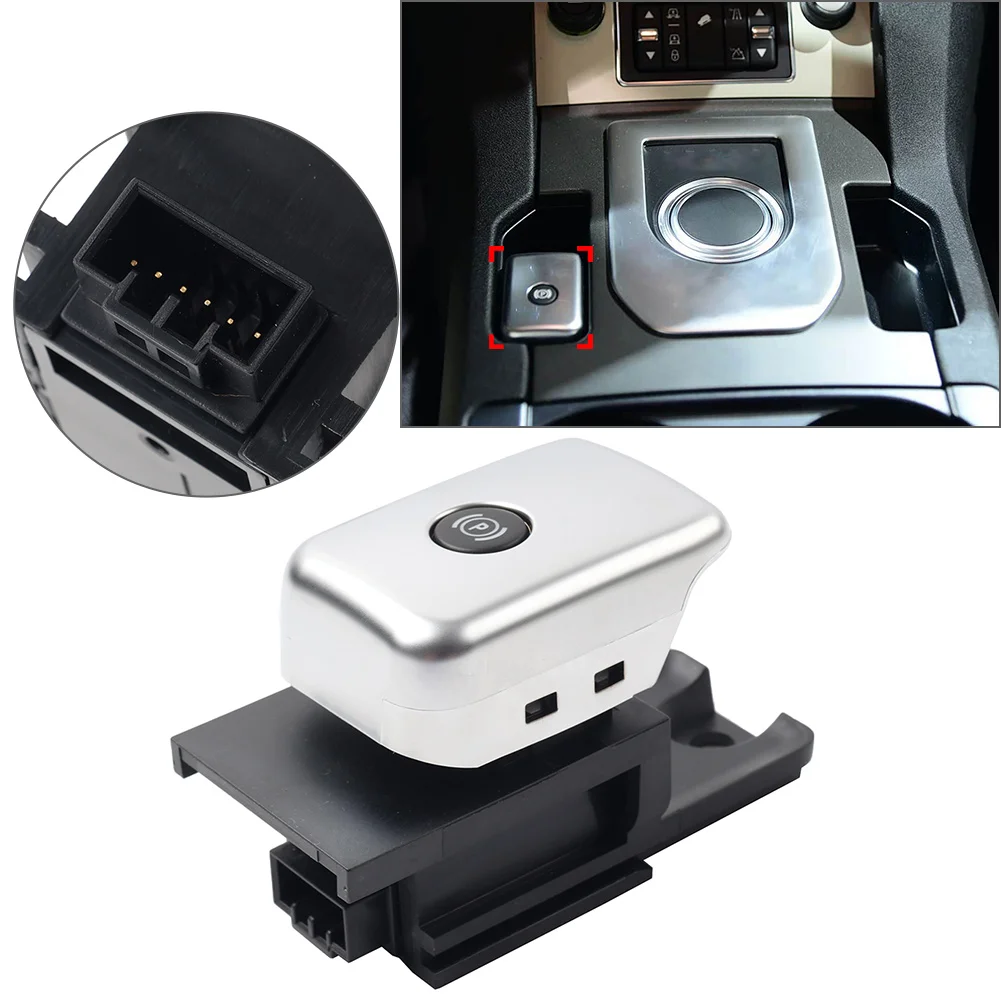 1Pcs Car Parking Brake Handbrake Switch ABS Plastic LR071958 For Land Rover Discovery 4 LR4 2010-2016