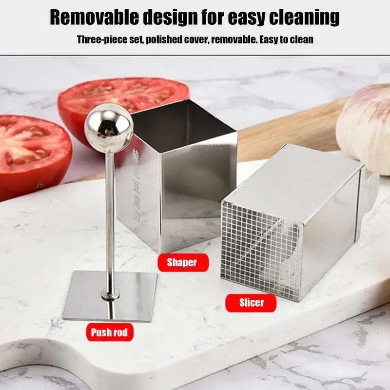 

Пресс для фасоли, измельчитель, пресс-форма для фасоли, резак для сыра из нержавеющей стали, квадратная форма для прессования желе, руководство