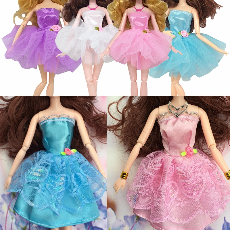 

1PCS Handmade Ballet Dress For Barbie 11.5 Inch 30cm Doll Clothes Girls Skirt Kids Gifts Doll Accessories