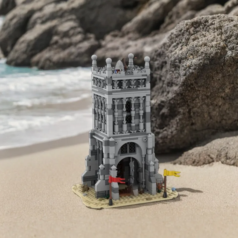 

1073PCS Moc Gothic Tower Medieval Village Diorama Castle Building Blocks Toy for Children Birthday Gift Enhance Creativity Skill