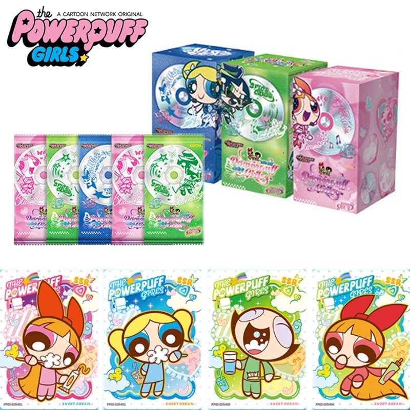 

New The Powerpuff Girls Collector Card X Element Package Sweet Cute Anime Comic Cartoon Series Peripheral Card Girl Favorite Toy