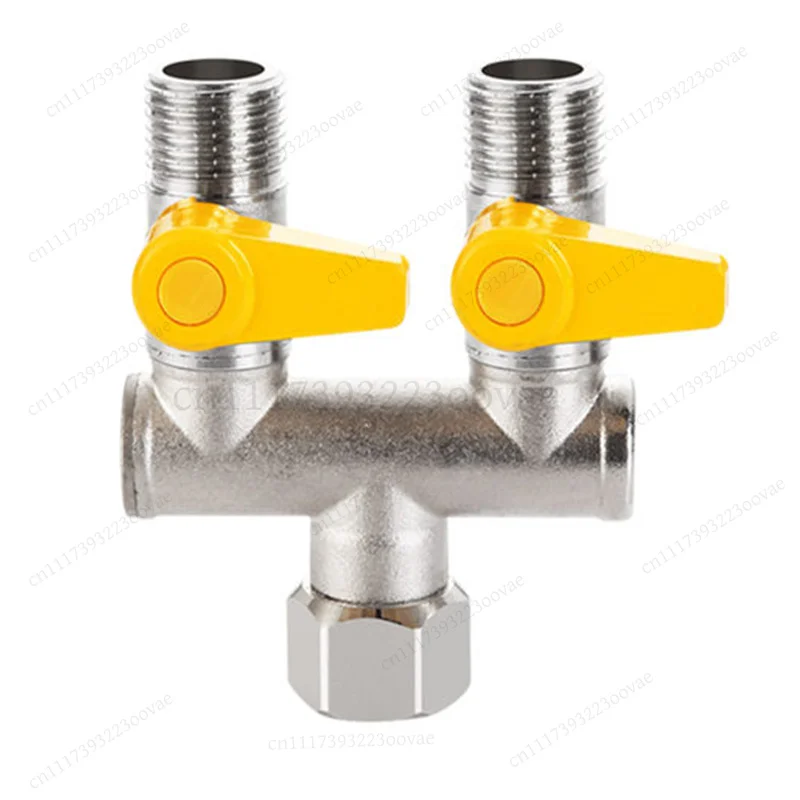 DN15 Brass Water Inlet Valve For Kitchen Bathroom Faucet Washing Machine Pipeline Fluid Control Accessories