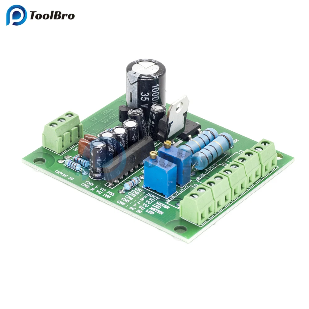 Imagem -05 - Nível Audio Meter Stereo Amplifier Board Indicador de Nível Ajustável com Driver Pcs 912vdc vu