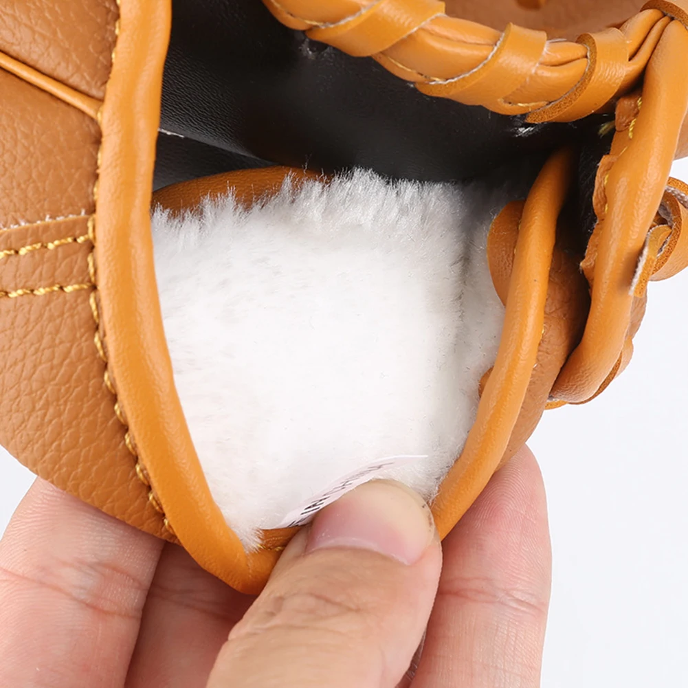 1pc Baseball Gloves, Softball Gloves Sports Batting Gloves PU Leather Gloves, Left Hand Glove, Right Hand Throw view 5