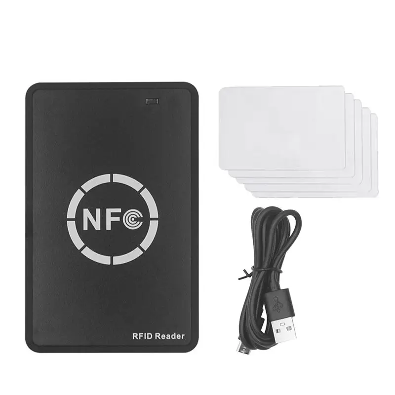 EVENTS DAY RFID Smart Chip Reader/Writer+5XUID Card 125K 13.56M Copier RFID Duplicator Tag Copy Clone ID IC Key Badge Copy