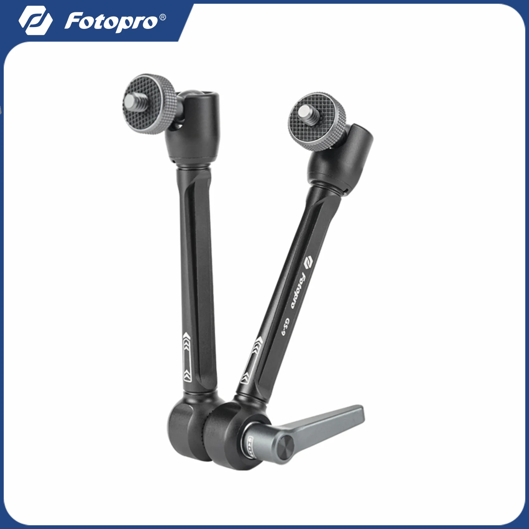 

Fotopro Universal Magic Arm 1/4 Inch Screw Adjustable Articulating Magic Arm for Tripod LED Light Monitor