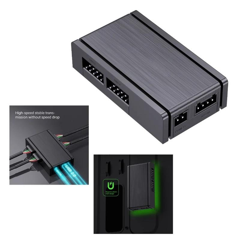 

Satas Power 4-портовый разветвитель-концентратор USB 2.0 с магнитным креплением и прочным пластиковым дизайном для плавного 896C