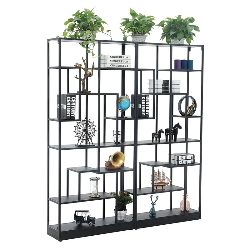 

Nordic wrought iron rack simple display rack storage